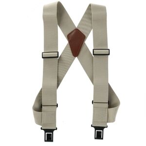 Perry Suspenders Men's 2 Inch Elastic Outback Side Clip Ubee Trucker Suspenders